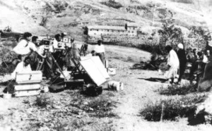 During the filming of Bir Millet Uyanıyor (A Nation Is Awaking) movie