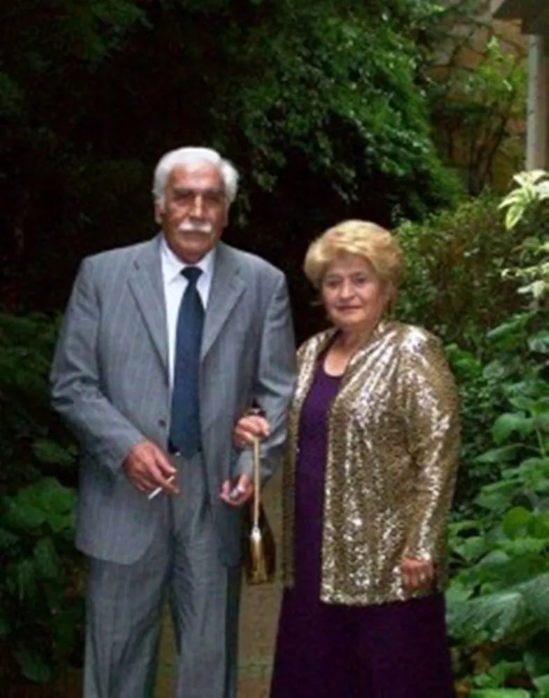Prof. Dr. Mustafa Kafalı, eşi Sevgi Hanım ile
