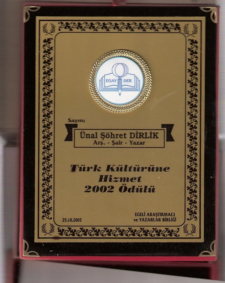 Halk Kültürüne Hizmet Ödülü - 2002