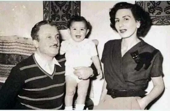 Necip Fazil with his wife Neslihan