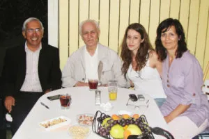 Kemal Burkay Oral Çalışlar and sister's Helin