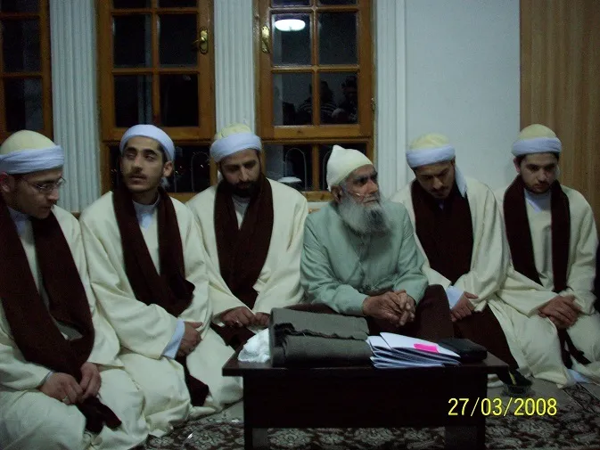 İcazet töreninde mürideriyle 2