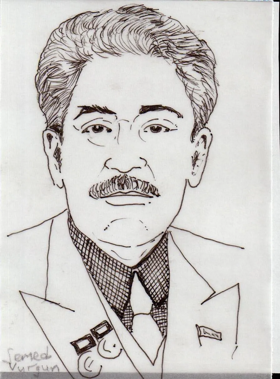 SAMED VURGUN  (Portre Emrullah Güney)