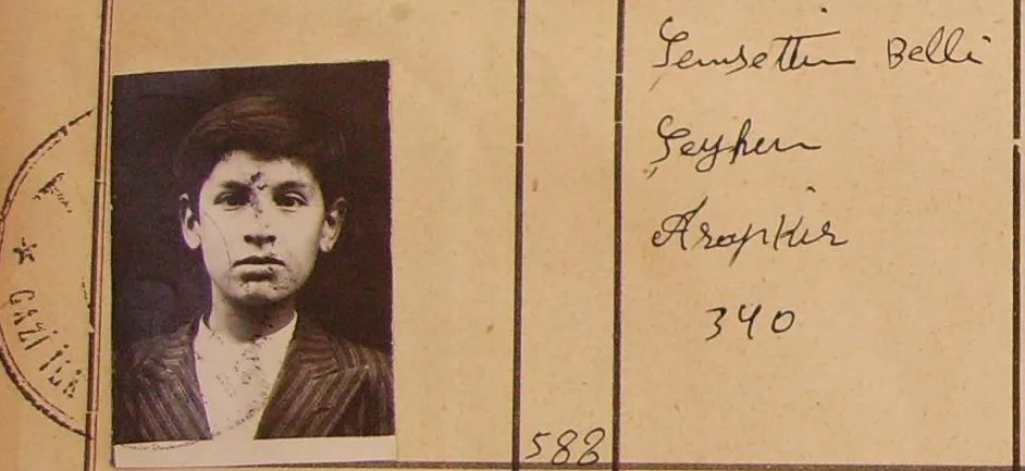 Şemsettin Belli ilkokul kaydı