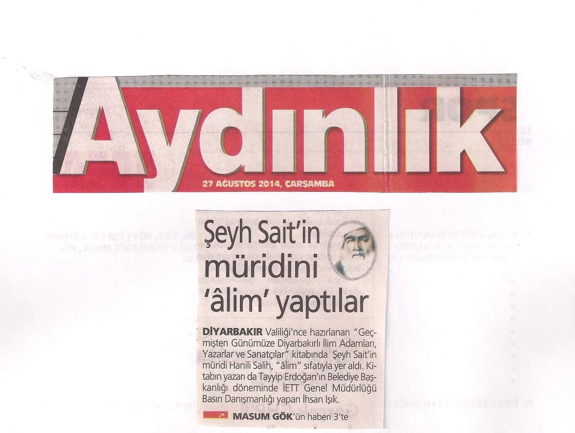 Aydınlık gazetesi haberi- ana sayfa