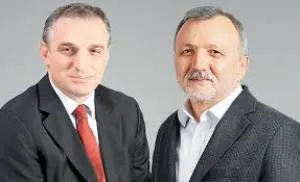 Yusuf Ziya Cömert with Mustafa Karaalioğlu