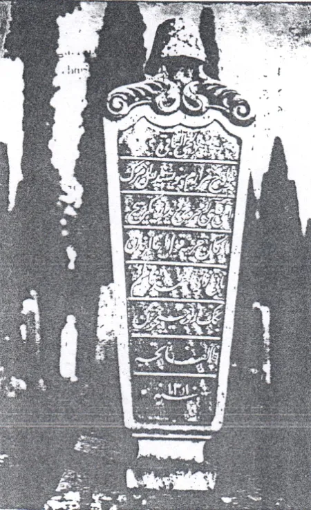 The grave of Nabizade Nazım