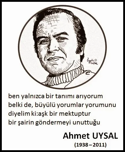 Oğlu Özgün Uysal çizgileriyle Ahmet Uysal