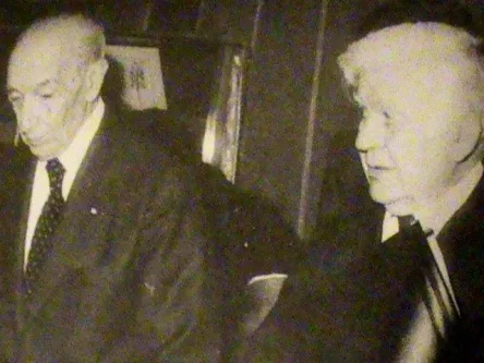 Prof. Dr. Süheyl Ünver ve Prof. Sabri Ülgener