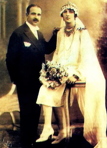 Ekrem Cemil Paşa and his wife Cavidan Hanım