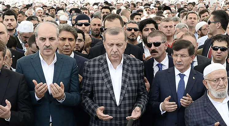 Ali Nar Hocanın cenaze töreni