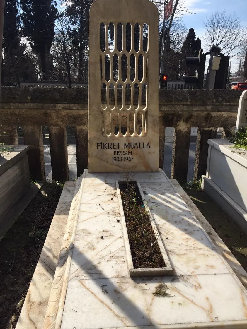 The tomb of Fikret Mualla