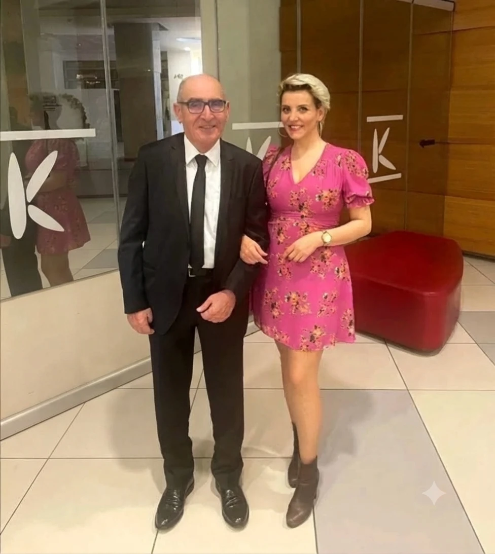 Bende hatırı çok büyük olan Şeref Baba ile.
