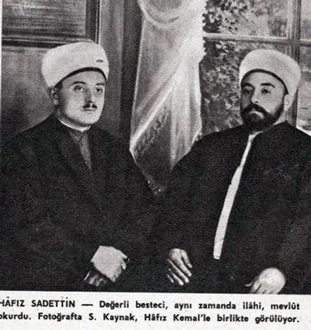 Sadettin Kaynak Hafız Kemal ile bir mevlitte