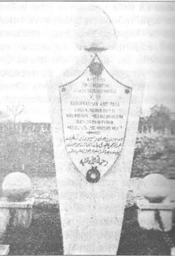 Şehit olduğu yere dikilen kitabeli taş (Macaristan)