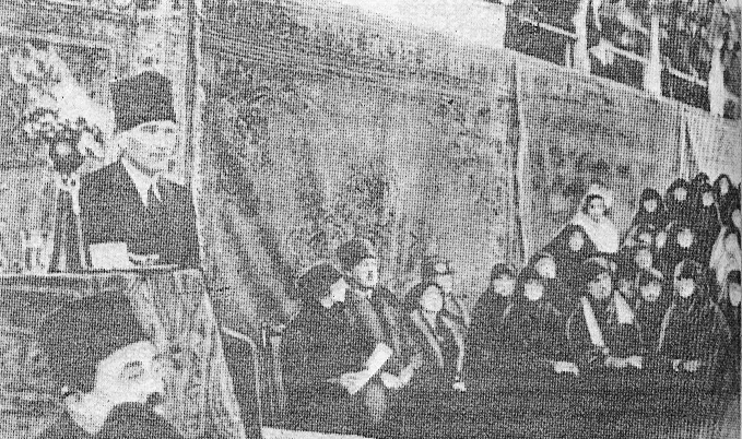 Mustafa Kemal Atatürk İzmir Kadınlar Kongresinde (1923)