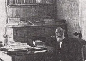 Şemseddin Sami köşkündeki çalışma odasında