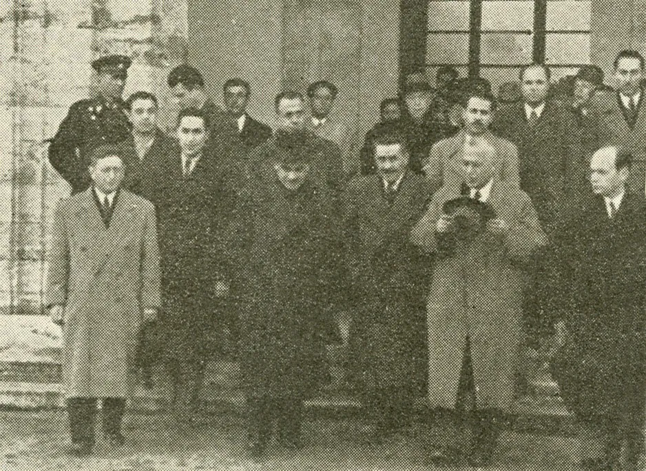 H. A. Yücel, Maarif Vekili olarak bir müzenin açılışında