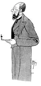 Osman Hamdi Bey'in bir karikatürü (Cemil Cem)