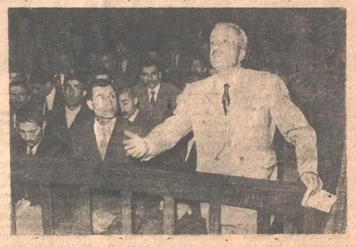 Necip Fazıl mahkemede