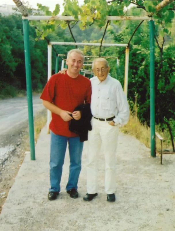 Serdar Ünver, İlhan Berk ile (2003)