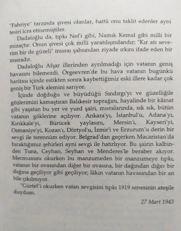 Süreyya Özgeveren'den Gürtel'e 3 (İbrahim Oluklu arşivii)