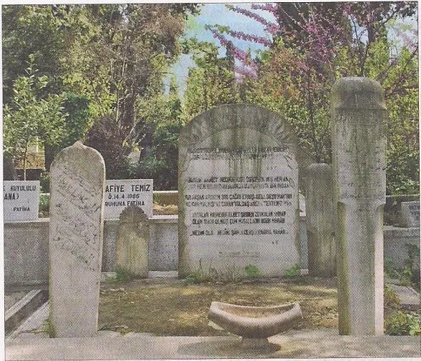 Nedim'in kabri (Karacahmet Mezarlığı, Üsküdar)