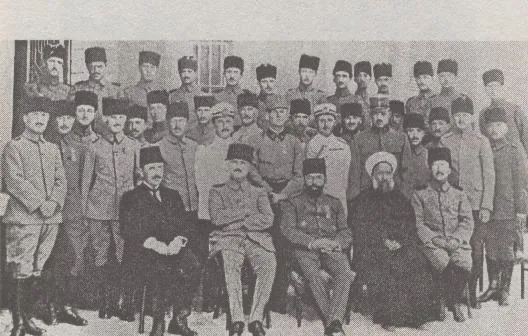 Cemal Paşa, Silah arkadaşlarıyla birlikte 1