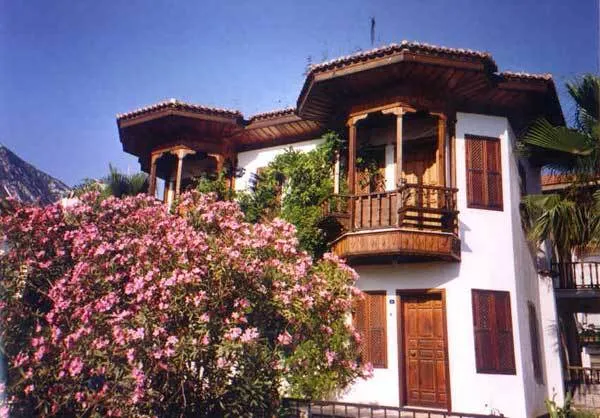 One of Nail Çakıhan's designs, a house in Akyaka,
