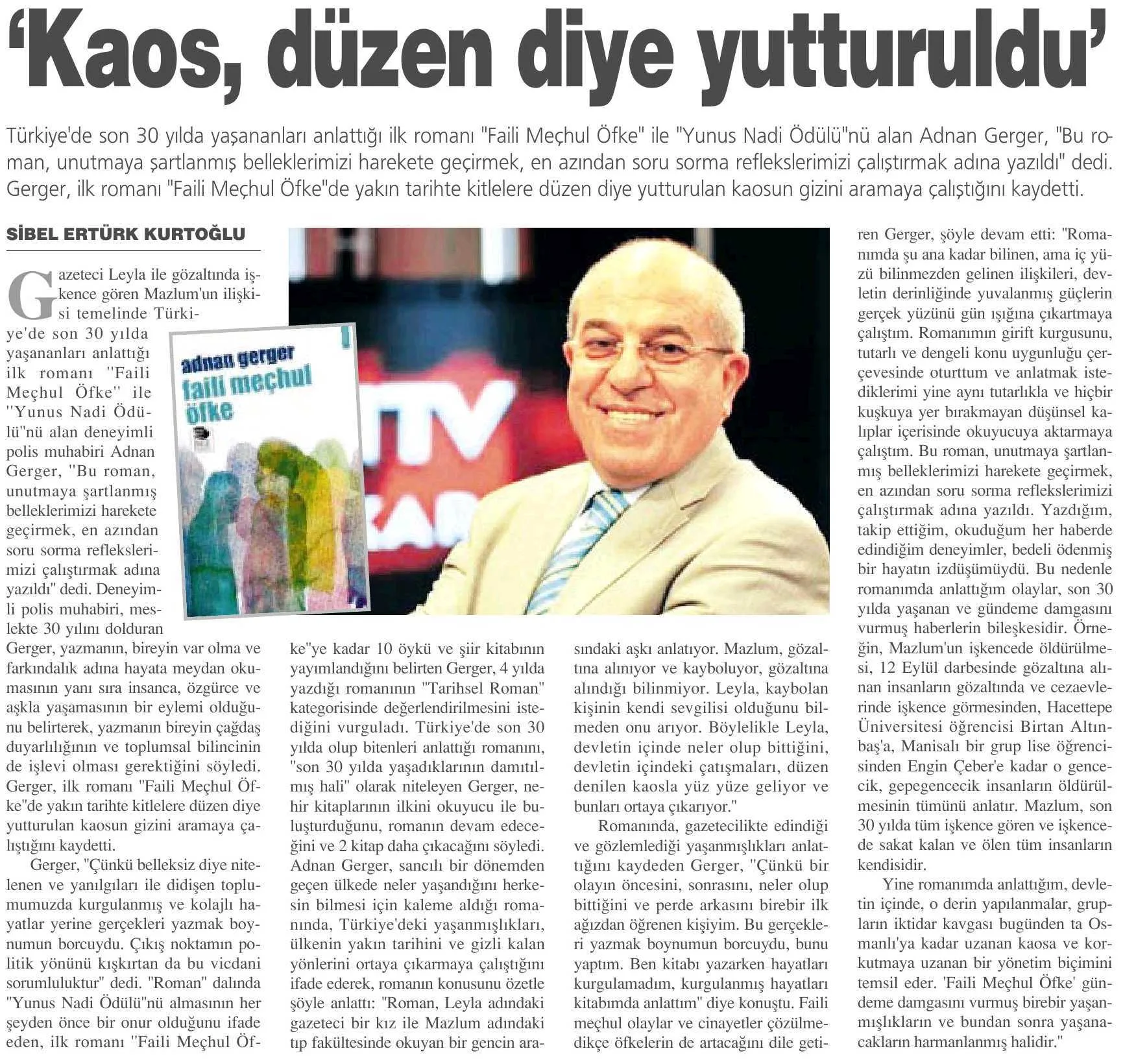 Anadolu Ajansı haberi