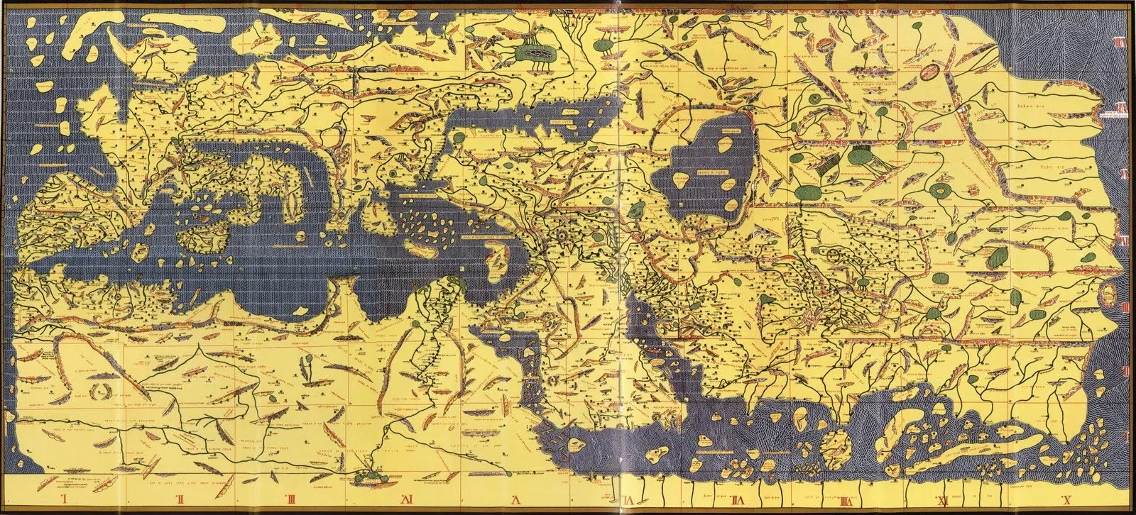 Muhammed İdrisi'nin dünya haritası 2