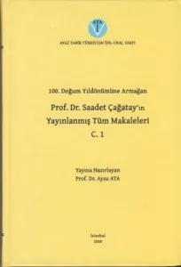 Prof. Dr. Saadet  Çağatay'ın makaleleri