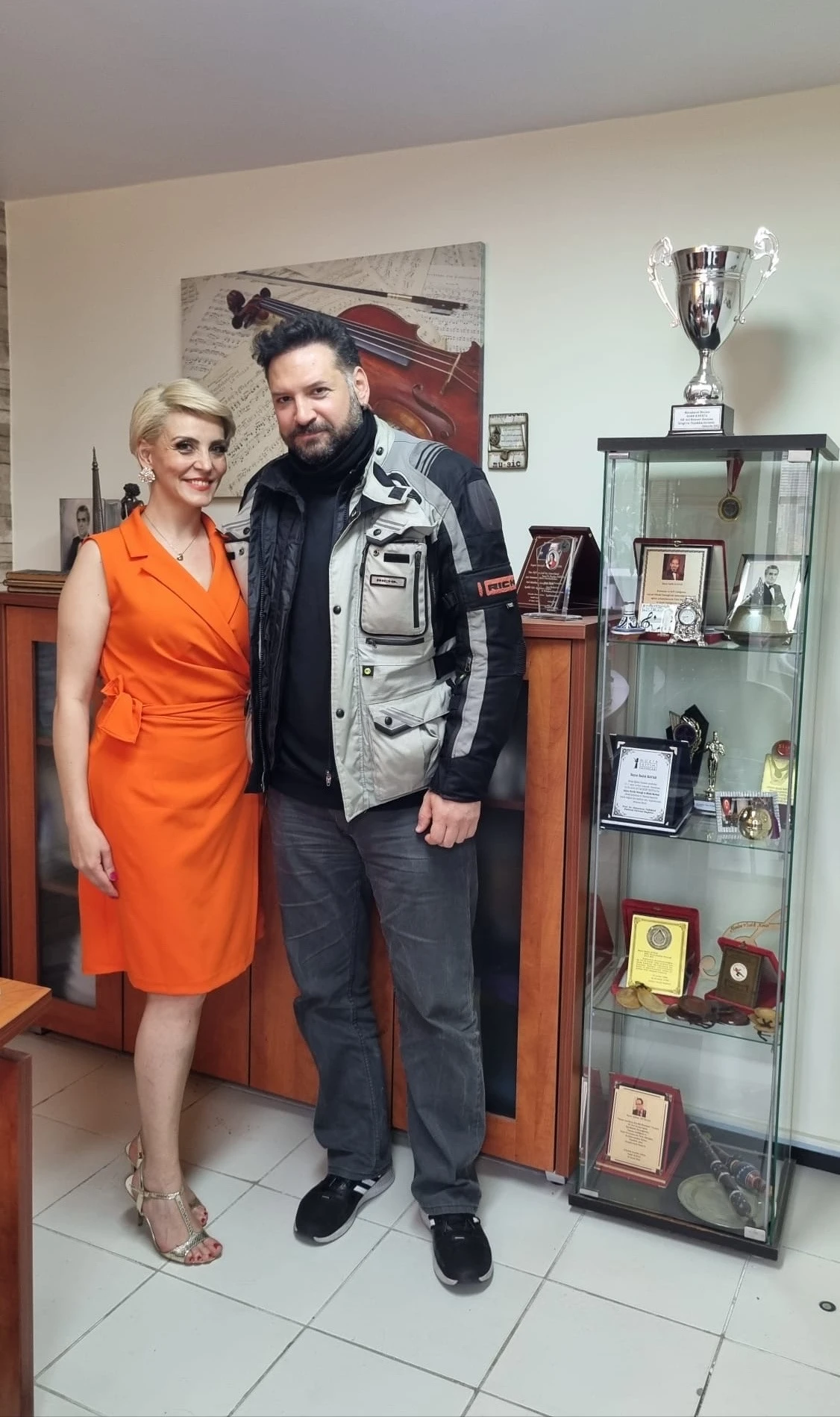 Bir süre kendisinden Repertuar dersi aldığım sevgili İlter Burak Kalay ile.