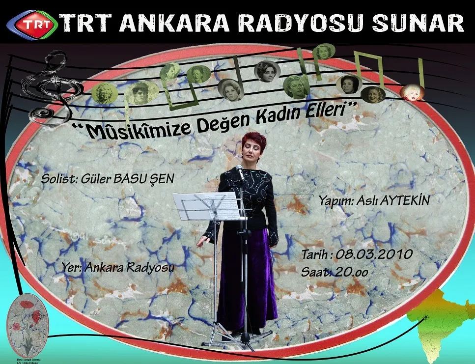 Bir konser afişi