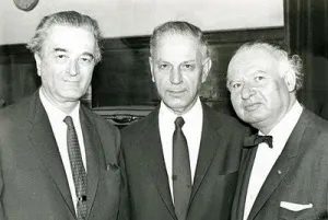 Ulvi Cemal Erkin, Adnan Saygun ve Necil Kâzım Akses ile (1971)