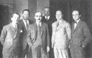 V. NedimTör, Burhan Belge, Yakup Kadri, M.Ş.Yazman, Şevket Süreyya, İ.HusrevTökin