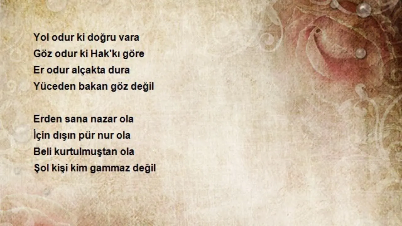Yunus Emre  şiirlerinden 3