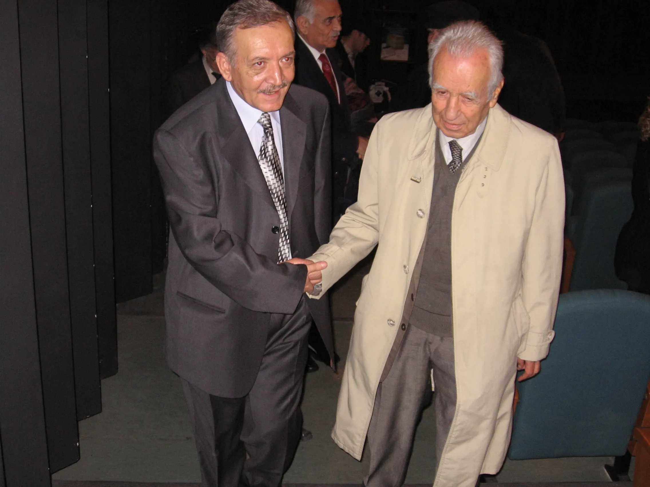 Prof Dr. Oktay with İhsan Işık (2006)