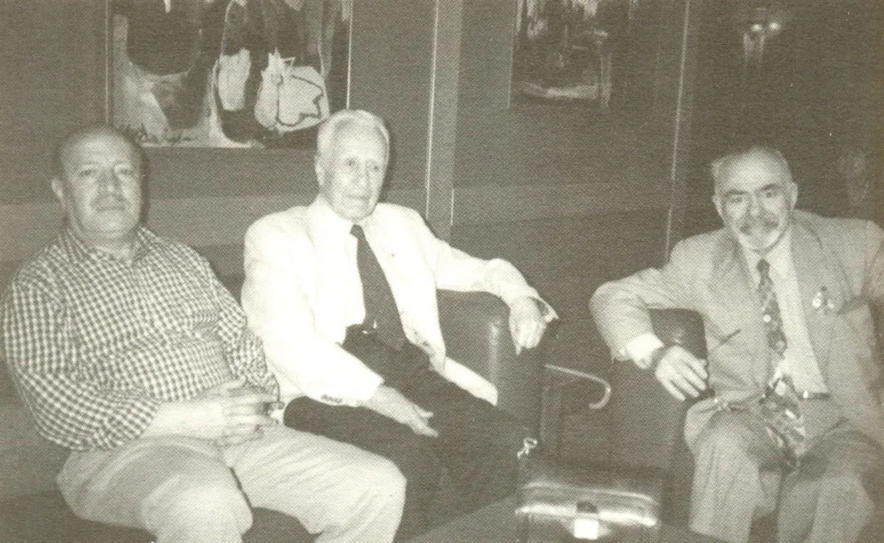 Hamit Kınaytürk, Prof. Dr. Zeki Sönmez ve Prof. Dr. Oktay Aslanapa ile