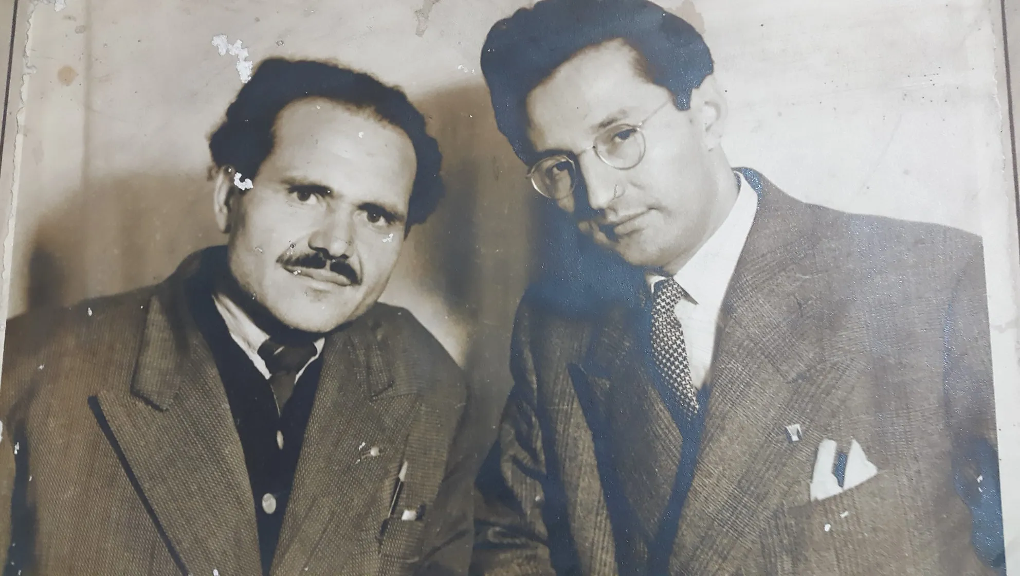 Bekir Berk (sağda) ve Mehmet Emin Alpkan