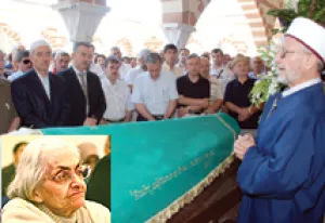 Prof. Dr. Necla Pekolcay'ın cenaze töreni