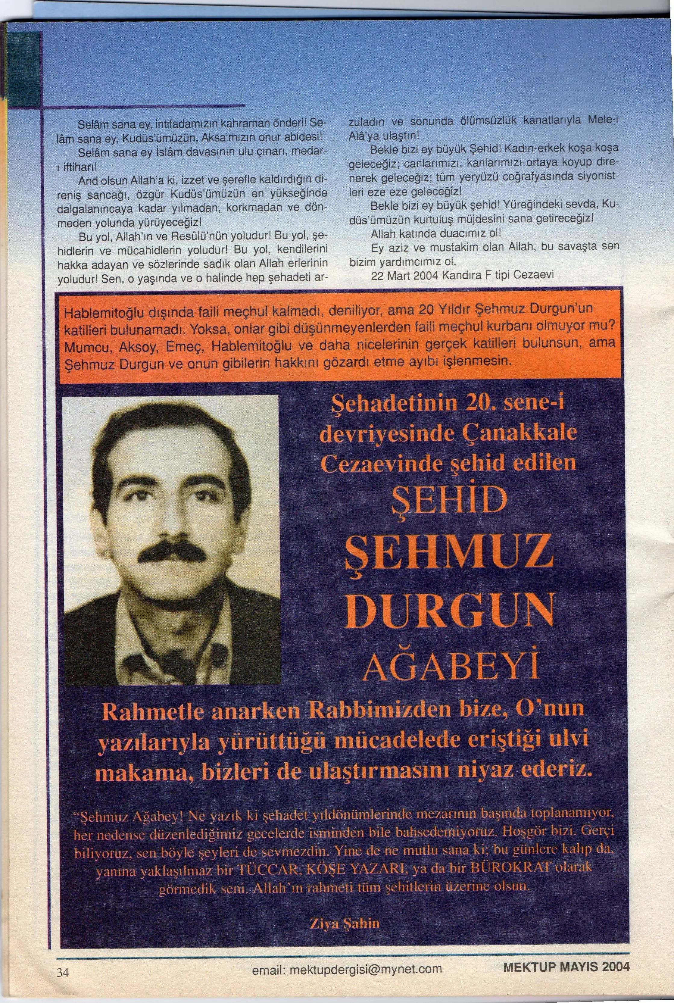 Mektup Dergisi (Mayıs 2004)