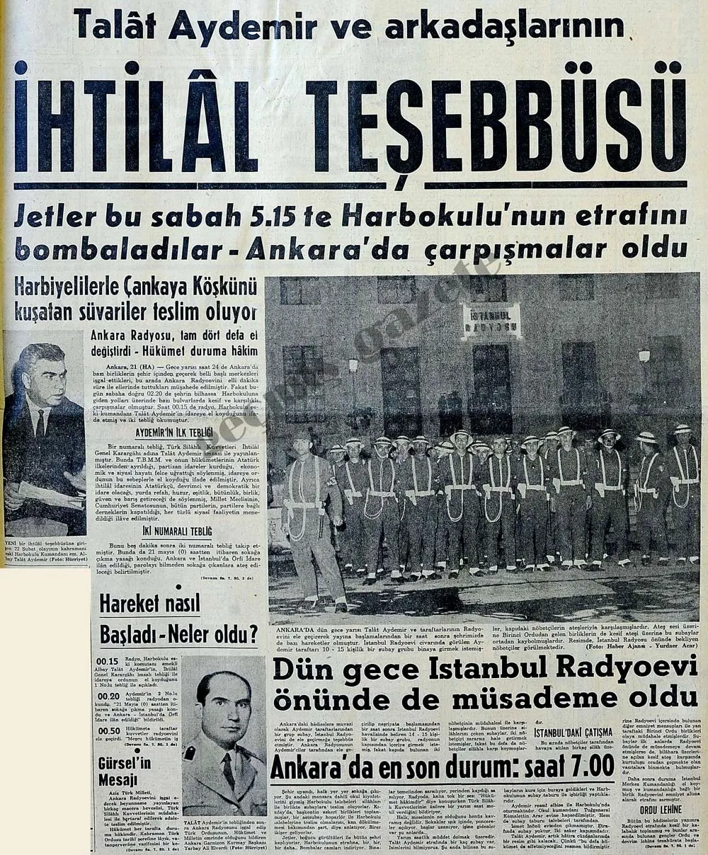 Darbe girşimi haberi
