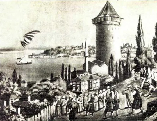 The flight of Hezarfen