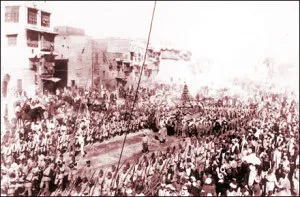 1917 yılında Fahreddin Paşa'nın görüntülediği Medine ye ulaşabilen son Surre Alayı