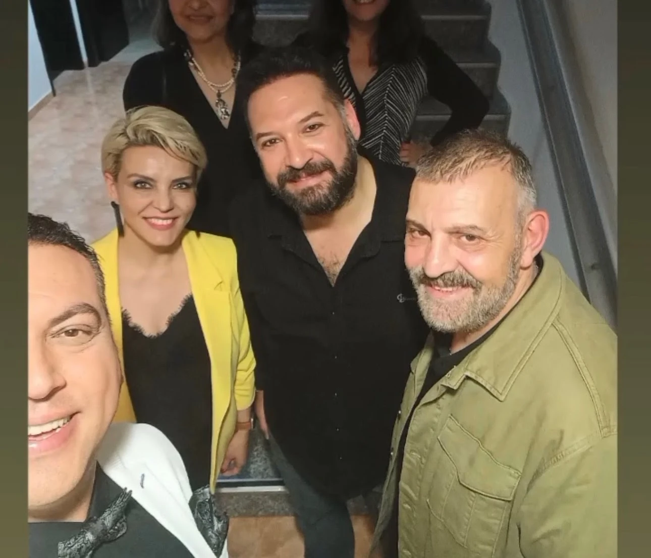 Sevgili arkadaşlarım Yusuf Danon, Yaman Semizoğlu ve  İlter Burak Kalay Hocamız ile.