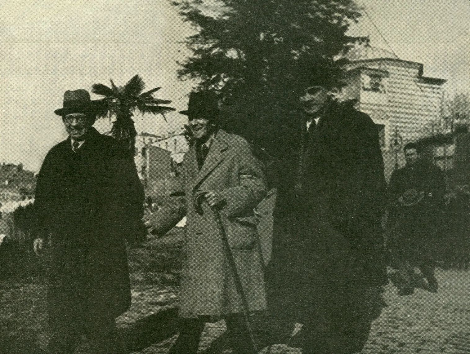 Hüseyin Rahmi with, Hasan Ali Yücel and Fuad Ağralı