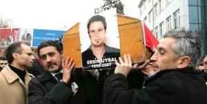 Ersin Uysal'ın cenaze töreni