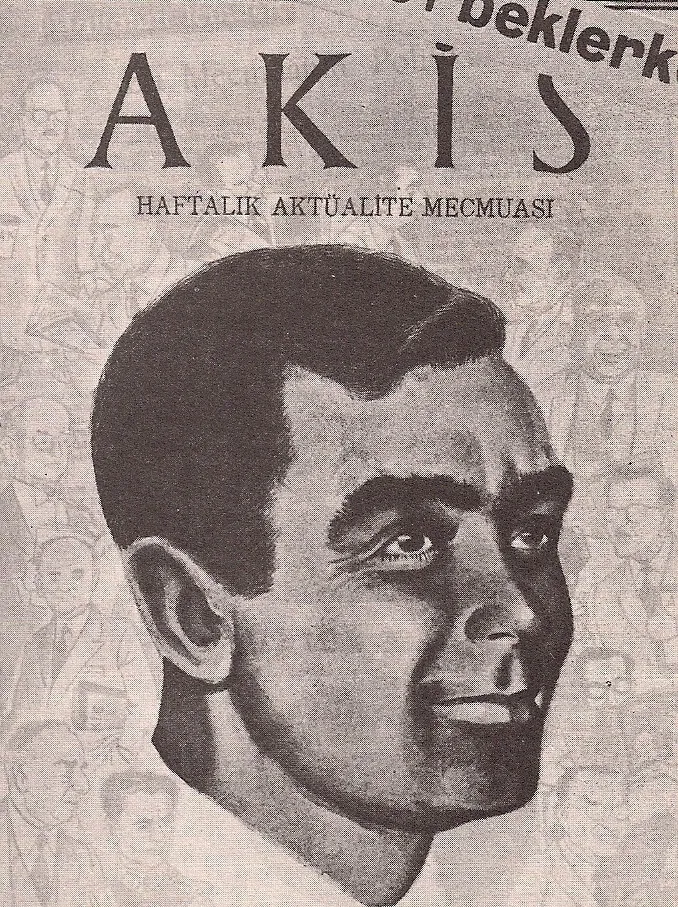 M. Toker'in hapisten çıktığını bildiren Akis kapağı (1 Aralık 1959)