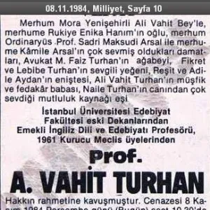 Ahmet Vahit Turhan
